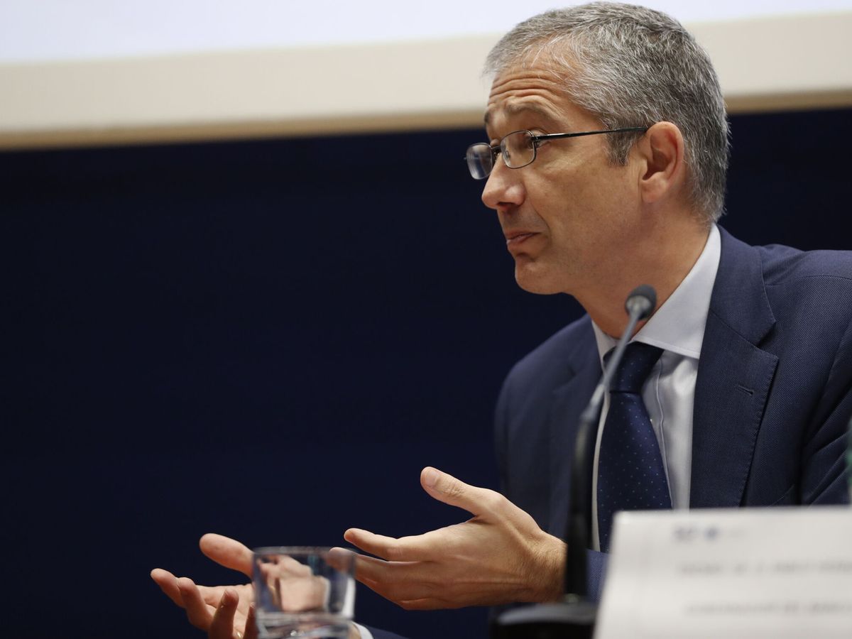 Foto: El gobernador del Banco de España, Pablo Hernández de Cos. (EFE/Jorge Zapata)