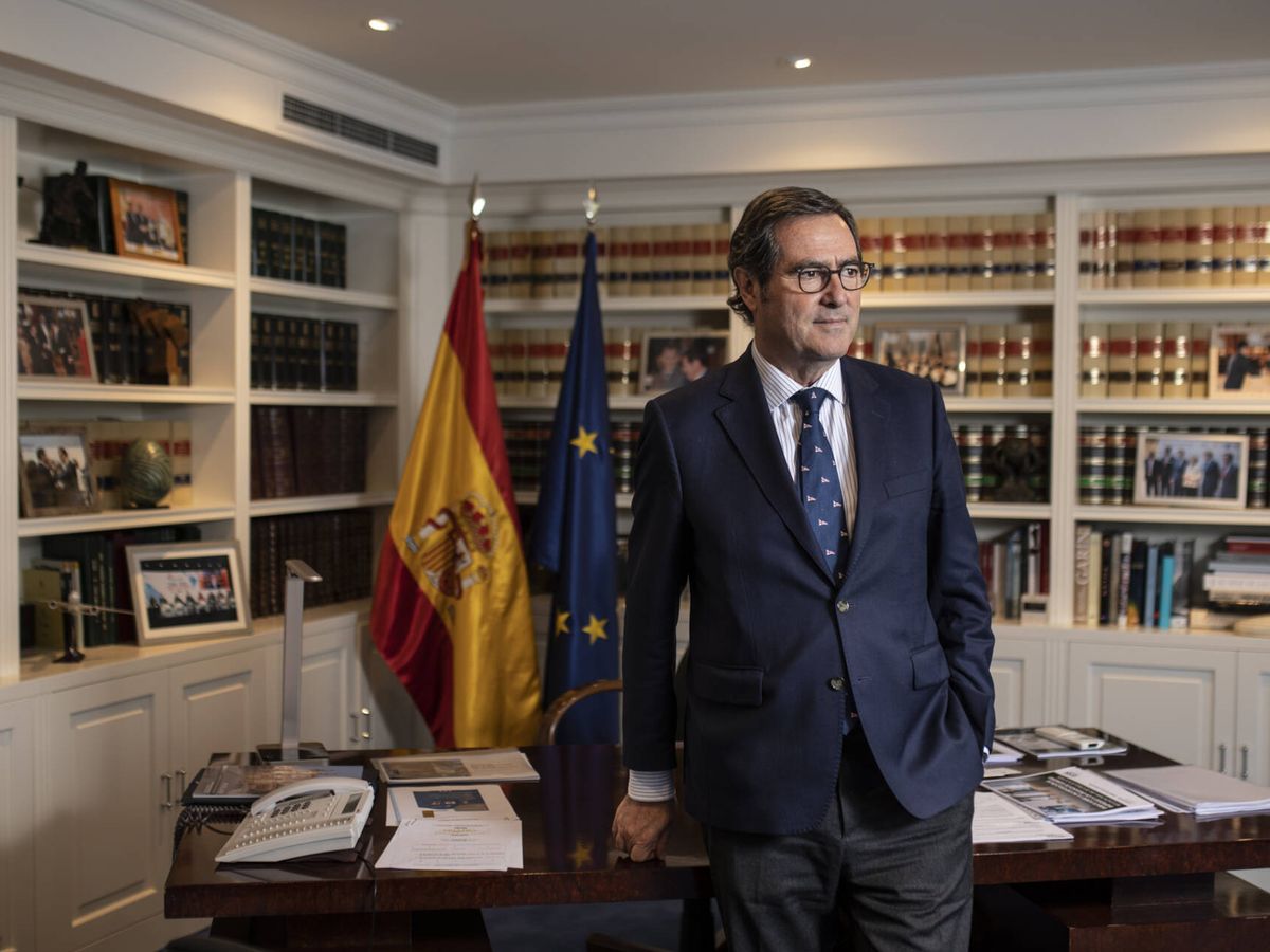 Foto: Antonio Garamendi posa para El Confidencial. (I. B.)
