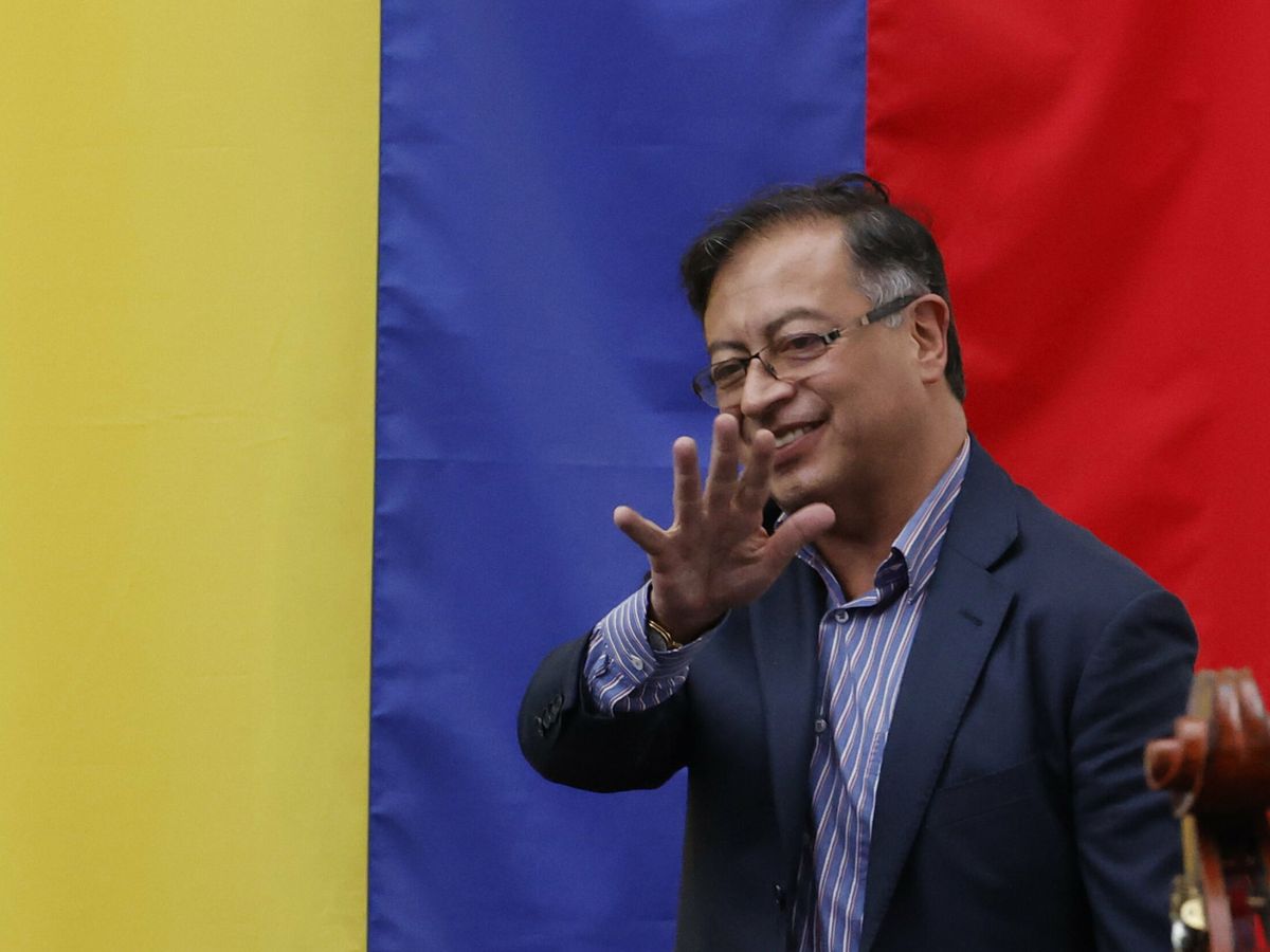 Foto: Gustavo Petro durante la campaña. (EFE/Mauricio Dueñas Castañeda)