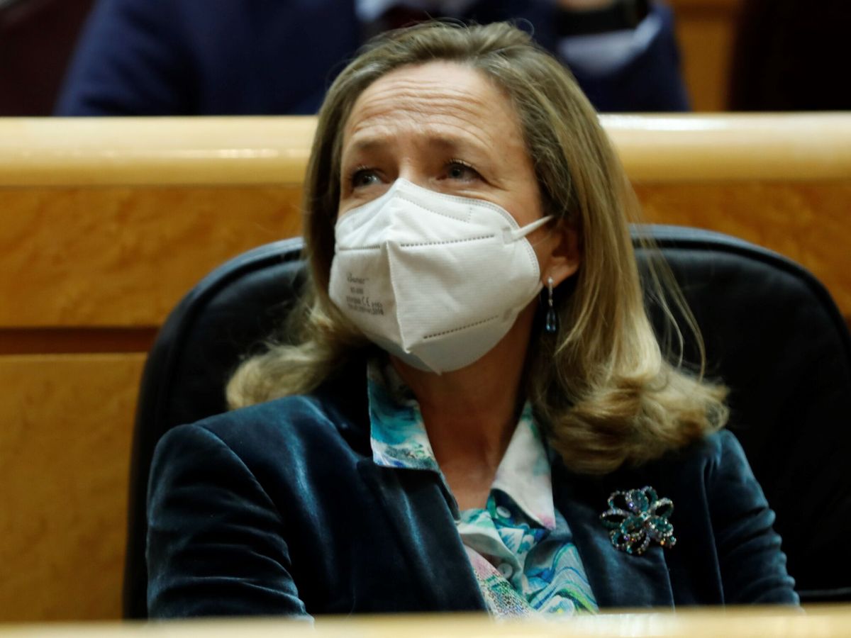 Foto: La vicepresidenta primera y ministra de Asuntos Económicos, Nadia Calviño. (EFE/Javier Lizón)