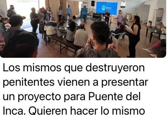 Vecinos cuestionan la remodelación integral de Villa Puente del Inca y hablan de “curro”