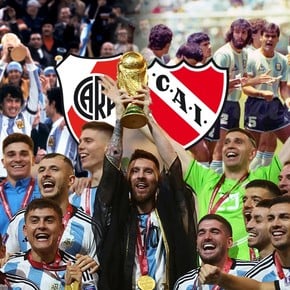 River e Independiente lideran la tabla histórica de campeones del mundo con Argentina