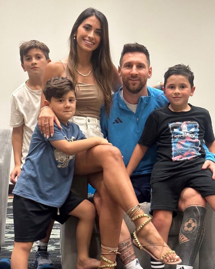 Mundial Qatar 2022 intimidad jugadores Messi Antonela y los hijos INSTAGRAM
