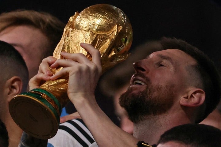 Un día se dio: Messi es campeón del Mundo con Argentina (AFP)