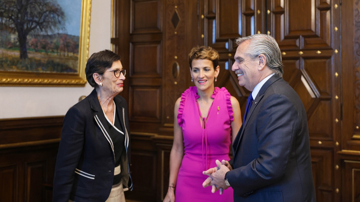 Tras reunirse con Alberto Fernández, presidenta de Navarra destacó vínculos con Mendoza y el vino