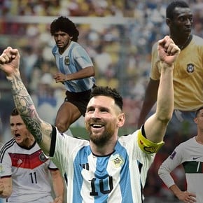 Messi Mundial: pasó a Maradona, CR7 y va por Pelé y Maldini
