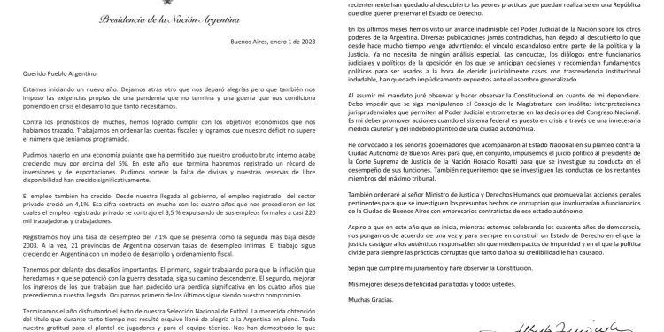 Alberto Fernández impulsará junto a gobernadores un juicio político a Horacio Rosatti