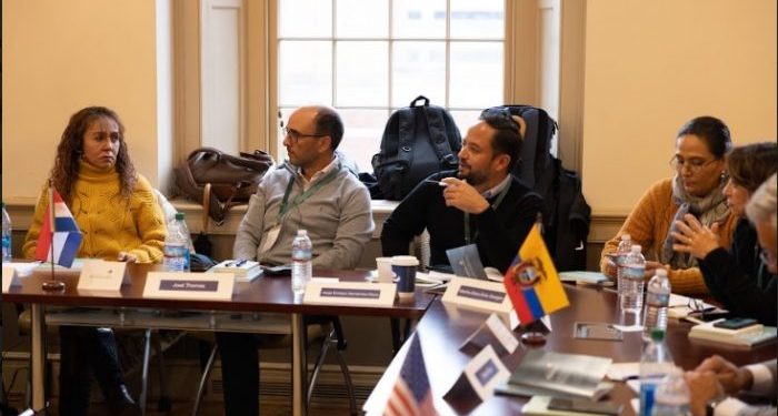 El ministro Enrique Thomas participó en Washington en un encuentro con ministros de Argentina y Latinoamérica