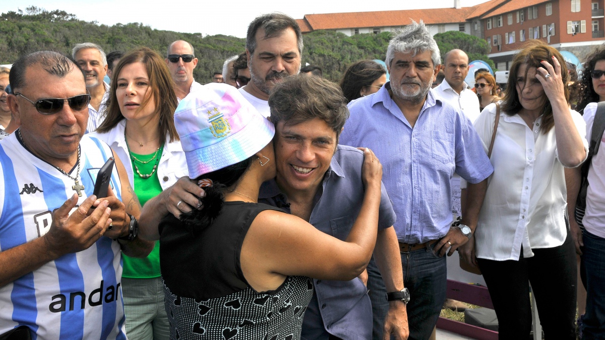 Kicillof durante un acto en Chapadmalal contra el trabajo infantil Foto Alejandro Moritz