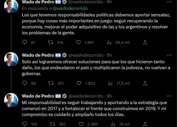 Wado De Pedro bajó un cambio y dijo que su responsabilidad es “seguir trabajando para la estrategia oficialista”