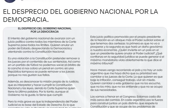 Horacio Rodríguez Larreta acusó “el desprecio del Gobierno nacional por la democracia”