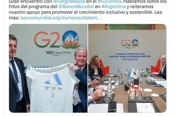 Massa acordó desembolsos con el Banco Mundial y (dicen que) Argentina se ahorrará US$ 400 millones