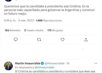 El pedido de Martín Insaurralde: “Queremos que la candidata a presidenta sea Cristina”