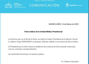 No al hospital público: Alberto Fernández fue operado por “una hernia de disco lumbar” en el sanatorio Otamendi