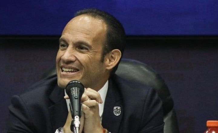 Francisco Egas, presidente de la Federación Ecuatoriana de Fútbol.