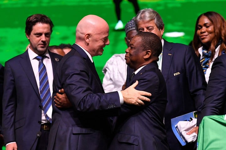 Infantino fue reelecto presidente de FIFA en Kigali, Rwanda (AFP).