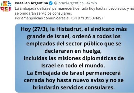 la-crisis-de-israel-repercute-en-argentina-la-embajada-cierra-hasta-nuevo-aviso