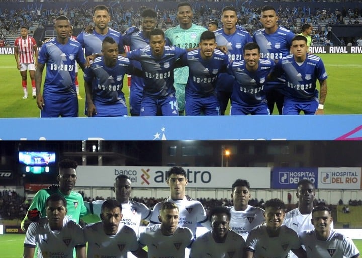 Emelec y Liga de Quito.