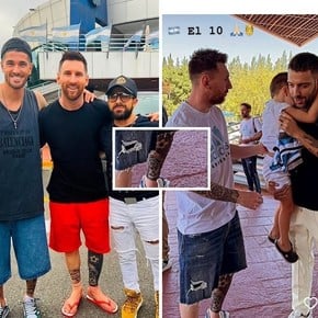 Messi: nuevo tatuaje y promesa cumplida 