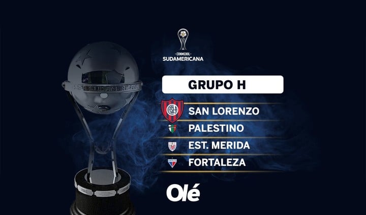 Los rivales de San Lorenzo en la fase de grupos de la Sudamericana. 