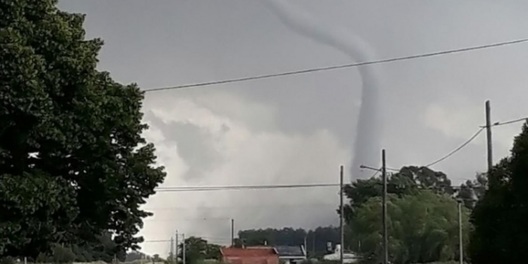 Tromba marina en Necochea: qué es el fenómeno que apareció cerca de la playa y causó pánico