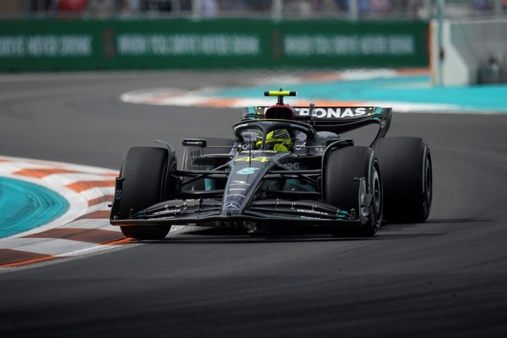 Hamilton va cuarto en el campeonato de pilotos. (AP)