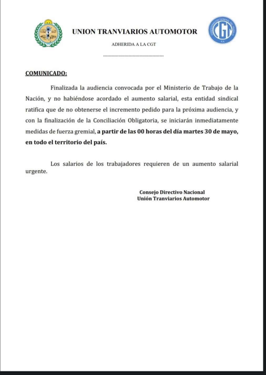 Sin acuerdo salarial, la UTA convoca a un paro de micros para La Plata y el resto del país | 0221