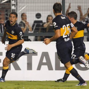 Video: a diez años del último gol de Riquelme en la Libertadores
