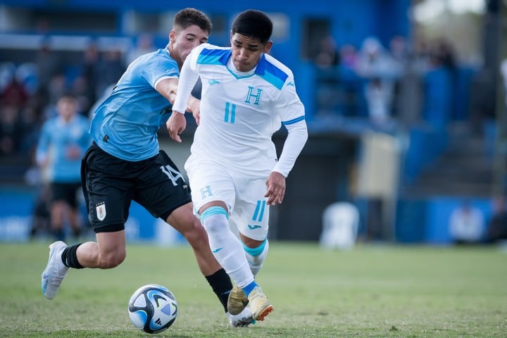 Uruguay disputó dos amistosos en la previa del Mundial. (EFE/ Enzo Santos)