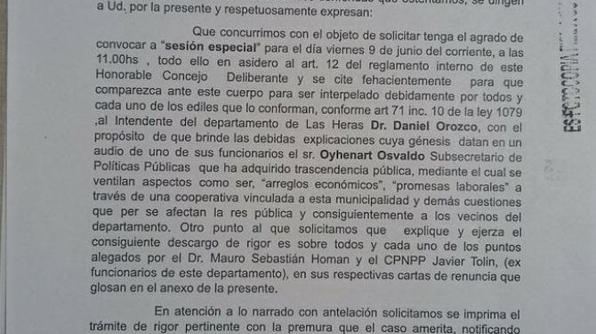 Audio y escándalo: tras la revelación de Mendoza Today, allanan la Municipalidad de Las Heras
