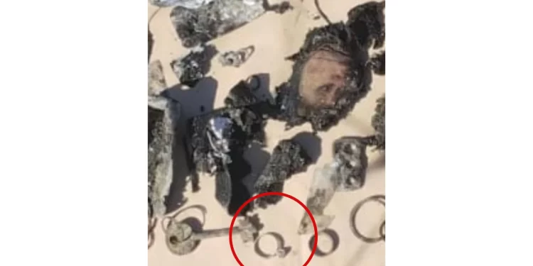 Chaco: habrían encontrado el anillo de compromiso de Cecilia entre los objetos quemados