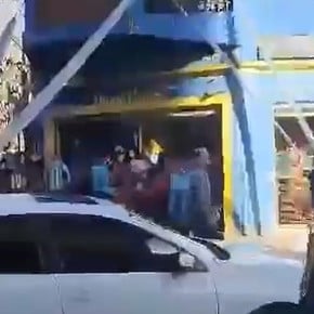 Incidentes con hinchas de Colo Colo en la Bombonera