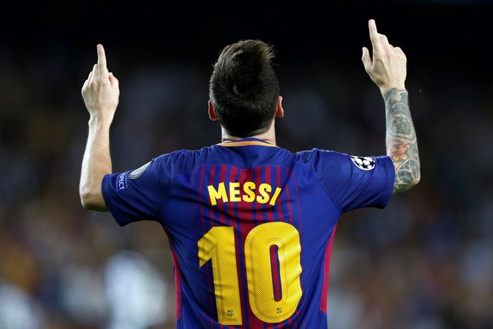 Messi, récord de todo con el Barcelona. (AP)