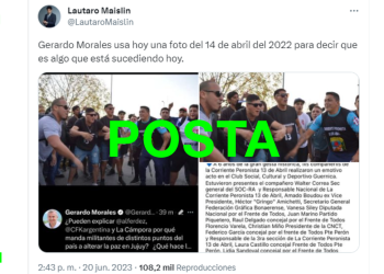 ¿Qué desinformaciones circularon en el contexto de la violencia en Jujuy?