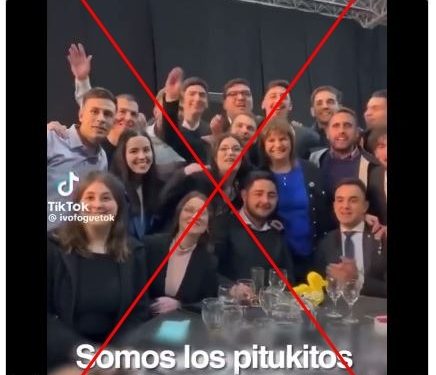 Es falso el video en el que seguidores de Patricia Bullrich cantan “somos los pitukitos de Recoleta”: el audio está manipulado