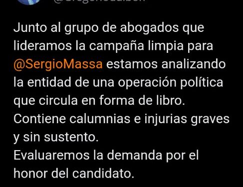 “Massa confidencial” no pasó desapercibido: el abogado del ministro amenaza con acciones legales al director de Mendoza Today