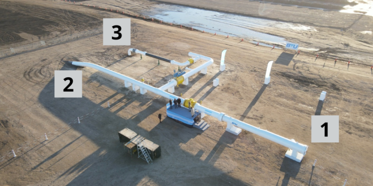 Es falso que el gasoducto Neuba II, “alias Néstor Kirchner”, se inauguró sin la cañería terminada