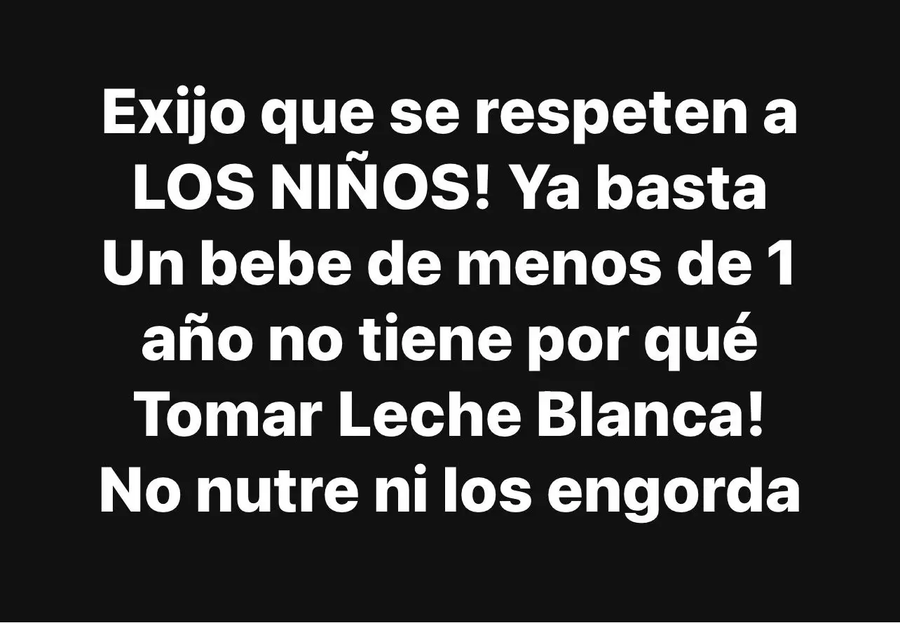 Publicación de una de las madres en un grupo privado de Facebook