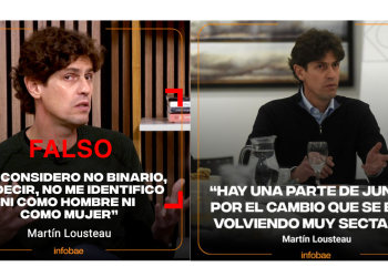 Son falsas estas placas que imitan el estilo de medios argentinos en redes sociales