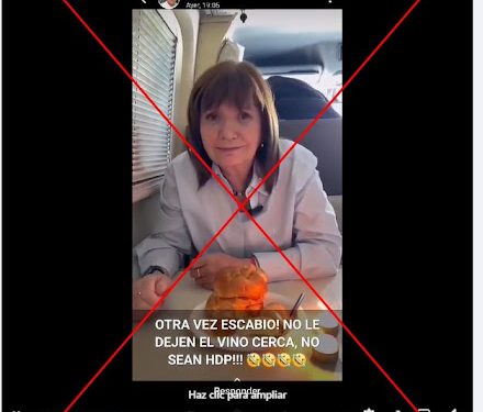 Está editado el video en el que Patricia Bullrich arrastra las palabras durante el Año Nuevo judío