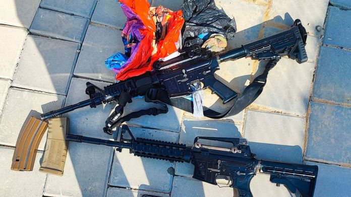 Armas confiscadas por las Fuerzas de Defensa de Israel (FDI)