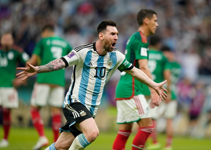 Messi destrabó el partido vs. México con su gol.