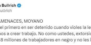 Patricia Bullrich cruzó a Pablo Moyano: “Vas a ser el primero en ser detenido…”