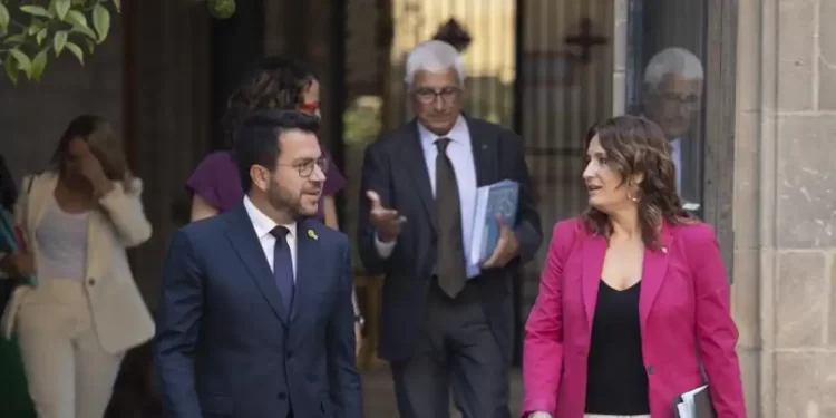 Aragonès también desdeña la propuesta de amnistía de Yolanda Díaz>