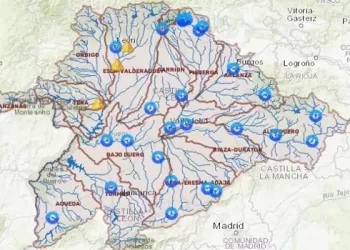 El Puerto del Pico, en Ávila, anota el récord de lluvia de toda España este domingo: 126 litros>