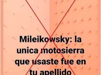 Es falso que Javier Milei se apellida en realidad “Mileikowsky”