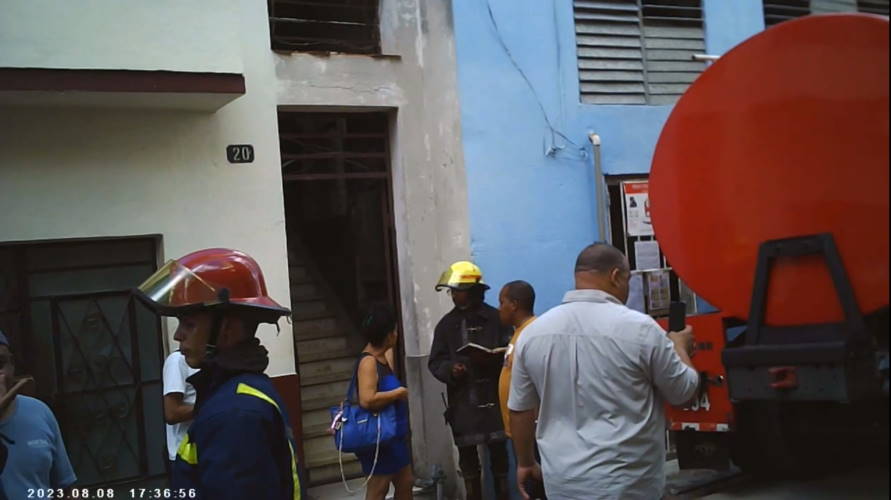 Incendio en La Habana Vieja