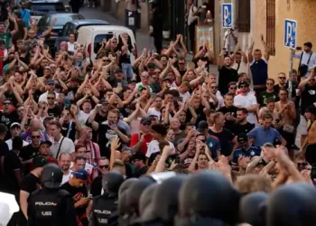 Pelea pactada y secreta en un bosque de Madrid entre ultras del Atlético y del Feyenoord>