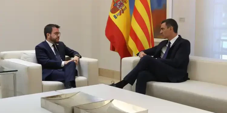 Aragonès presume de una amnistía que traspasa las líneas rojas de Moncloa>