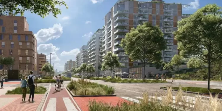 Las Tablas oeste, el primer barrio de Madrid Nuevo Norte: 741 viviendas, 33.000 m2 de zonas verdes y 14.000 para comercios>